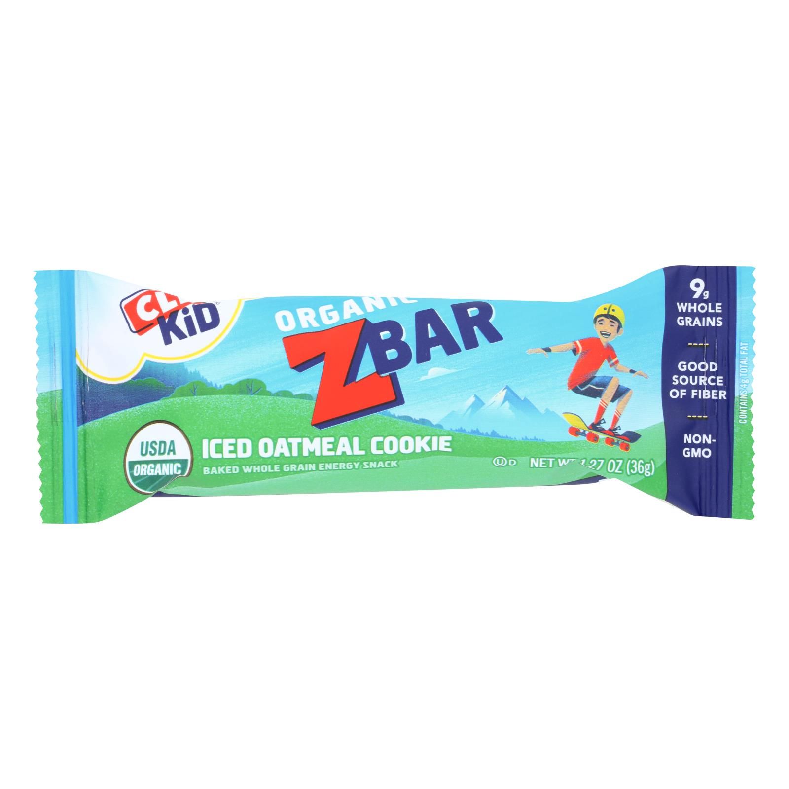 Clif Bar Organic Clif Kid Zbar - Iced Oatmeal Cookie - Case Of 18 - 1.27 Oz Bars Clif Bar Organic Clif Kid Zbar - Iced Oatmeal Cookie - Case Of 18 - 1.27 Oz Bars